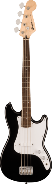 Squier Sonic® Bronco™ Bass, Laurel Fingerboard, White Pickguard, Black