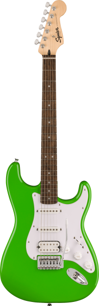 Squier FSR Squier Sonic® Stratocaster® HSS, Laurel Fingerboard, White Pickguard, Lime Green