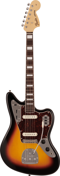 Fender 2023 Collection Made in Japan Traditional Late 60s Jaguar®, Rosewood Fingerboard, 3-Color Sun