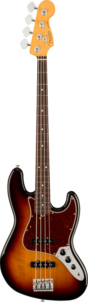 American Professional II Jazz Bass®, Rosewood Fingerboard, 3-Color Sunburst
