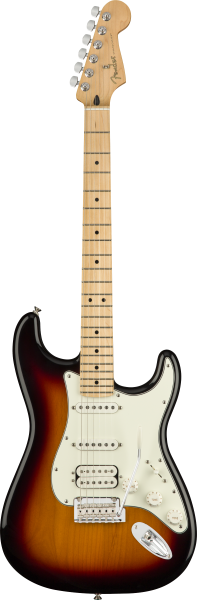 Player Stratocaster® HSS, Maple Fingerboard, 3-Color Sunburst