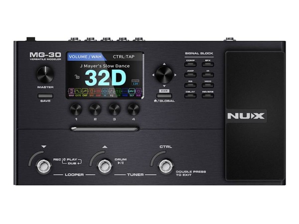 NUX MG-30 Multi-Effects guitar amp modeling