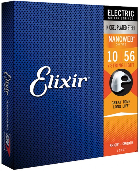 Elixir 12057 Electric Anti Rust 7-String