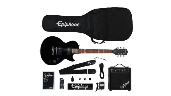 Epiphone LP Electric Guitar Player Pack Ebony