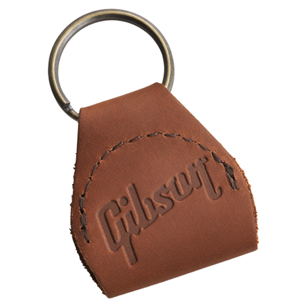 Gibson Premium Leather Pickholder Keychain