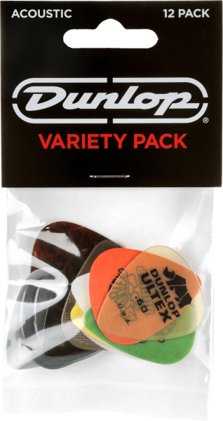 Dunlop PVP 101 Variety Picks LT/MED Players Pack 12er-Set